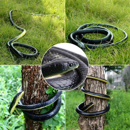 Halloween Decorations Fake Snake Garden Prank Prop