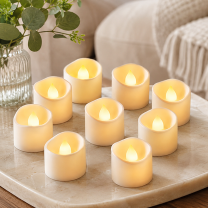 Halloween Decorations Flameless Candles LED Lights Table Decor Set