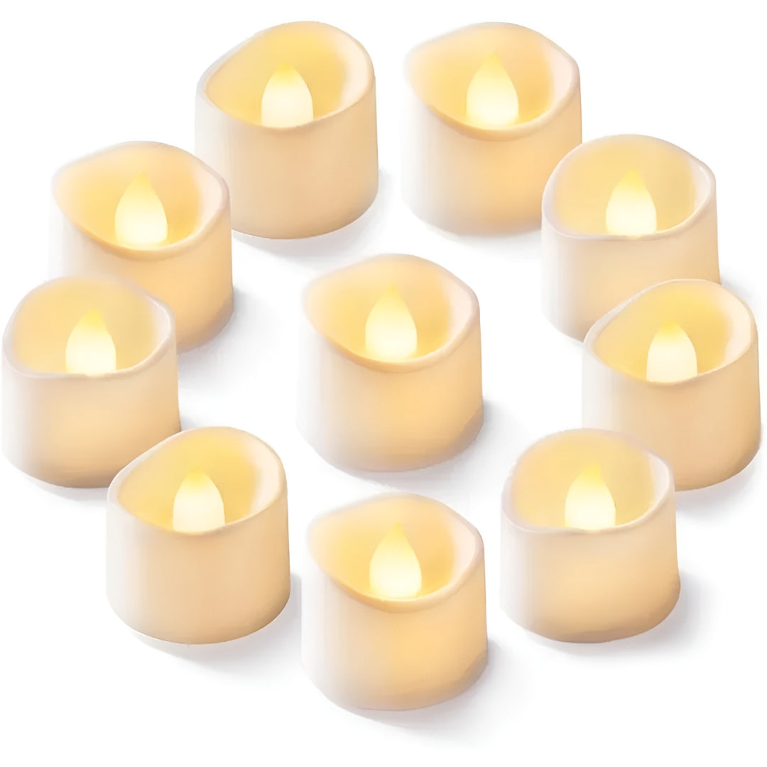 Halloween Decorations Flameless Candles LED Lights Table Decor Set