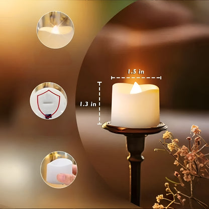 Halloween Decorations Flameless Candles LED Lights Table Decor Set