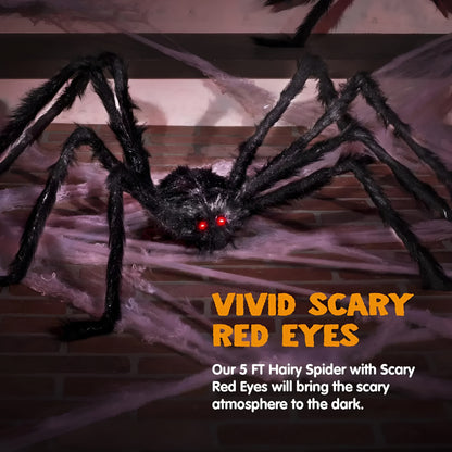 Halloween Decorations Giant Spider Outdoor Yard Prop
