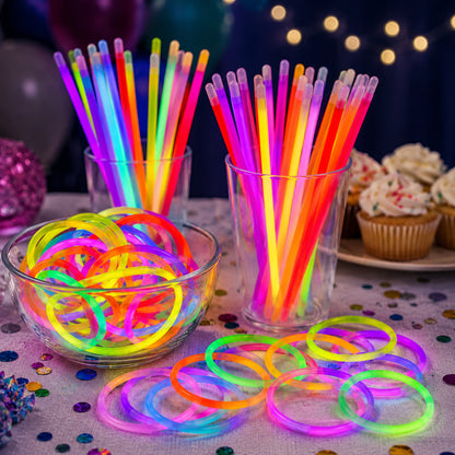 Halloween Decorations Glow Sticks Party Bracelet Set