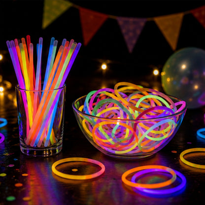 Halloween Decorations Glow Sticks Party Bracelet Set