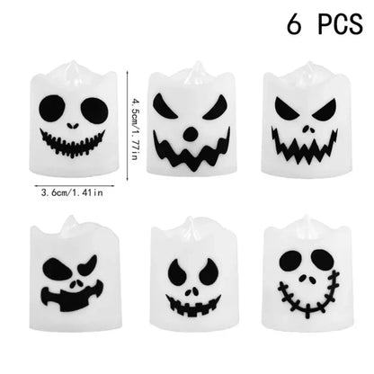Halloween Decorations LED Candle Pumpkin Party Lights