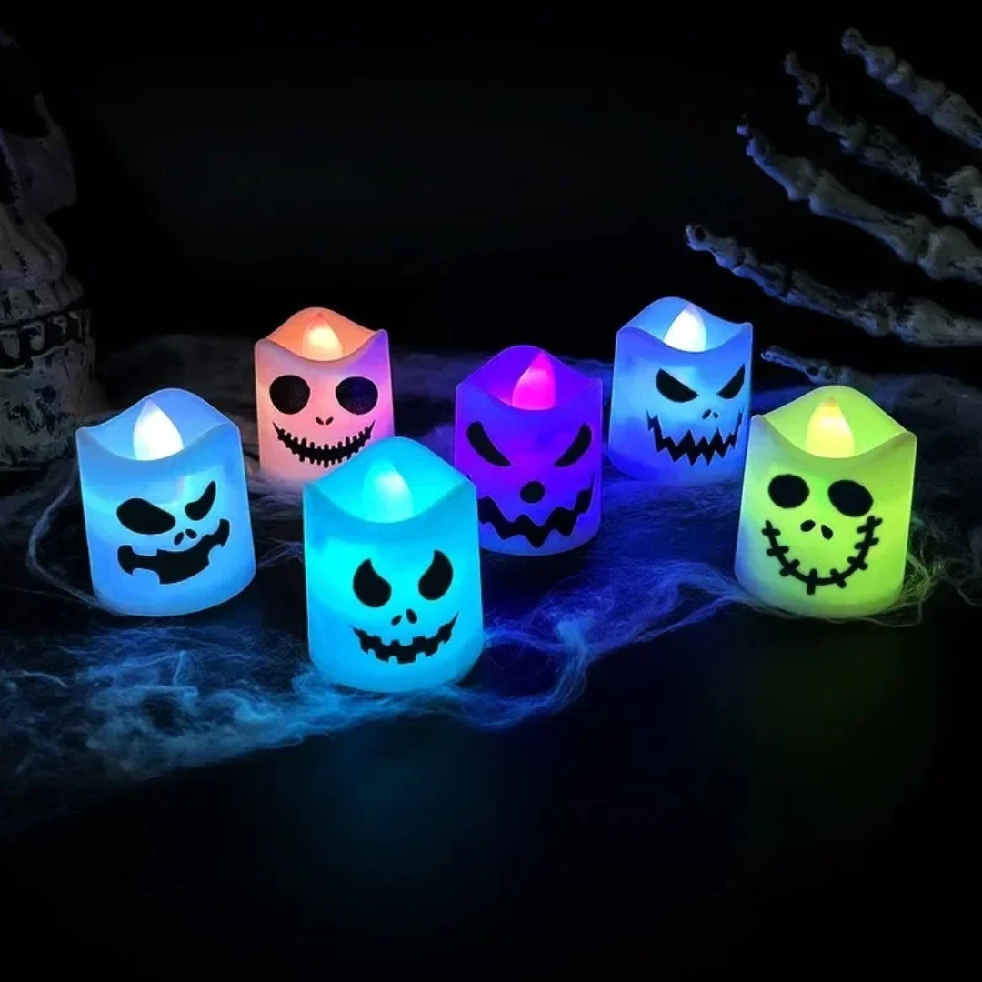Halloween Decorations LED Candle Pumpkin Party Lights
