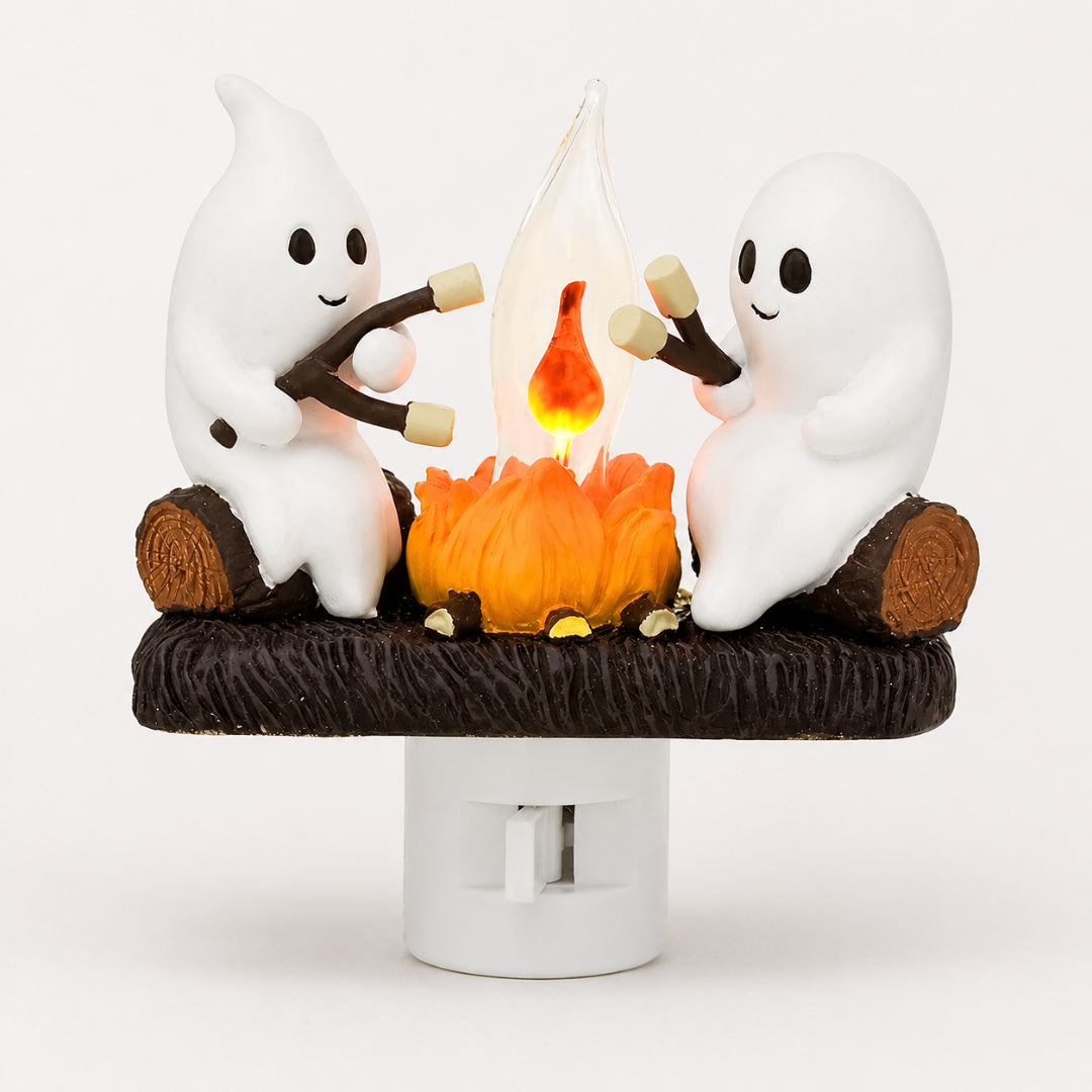 Halloween Decorations Night Light Ghost Wall Plug Decor