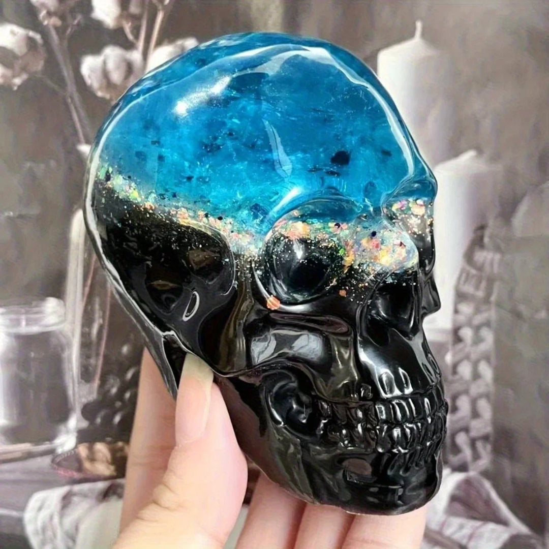 Halloween Decorations Skull Mold Resin Craft Casting Set