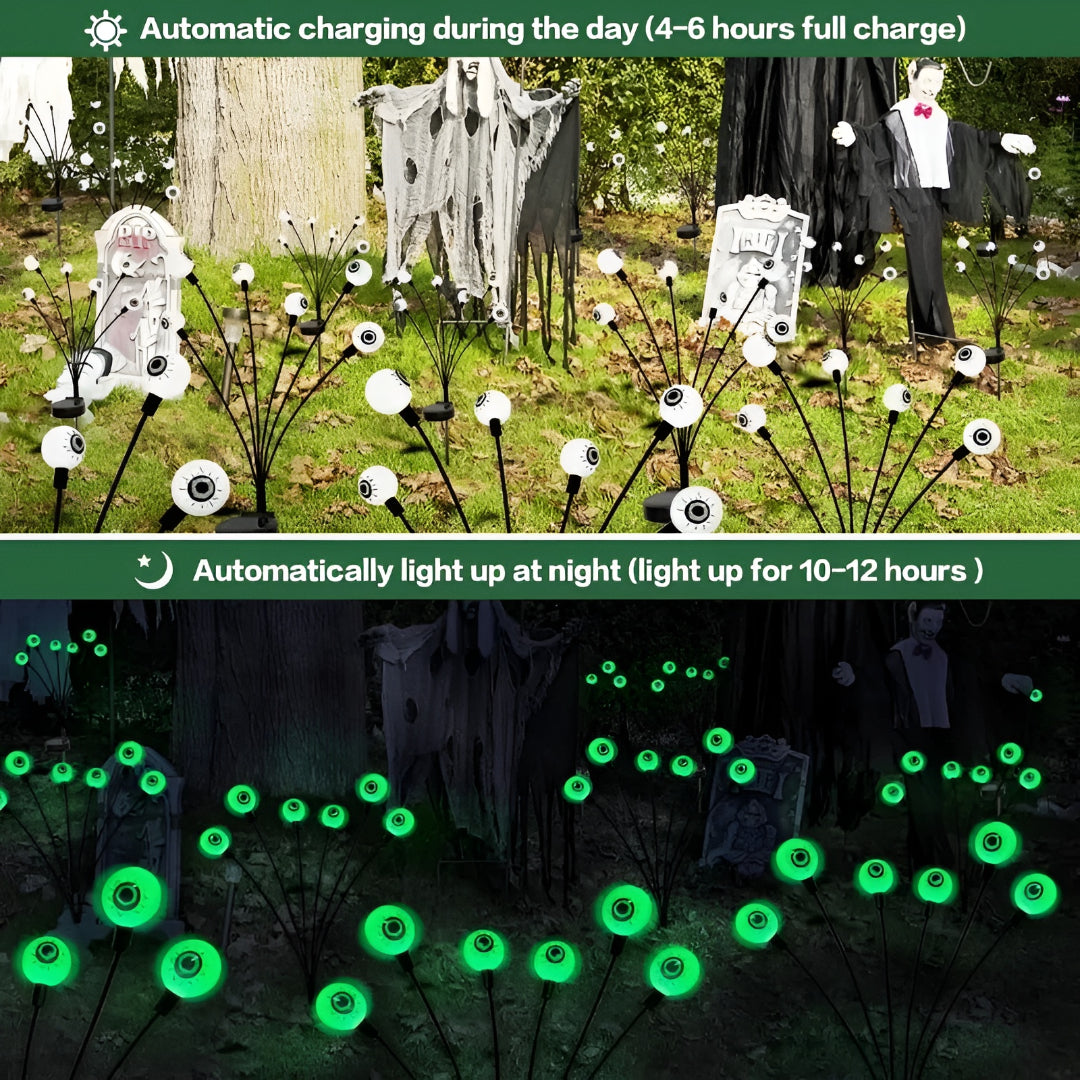 Halloween Decorations Solar Garden Lights Outdoor Pathway Set