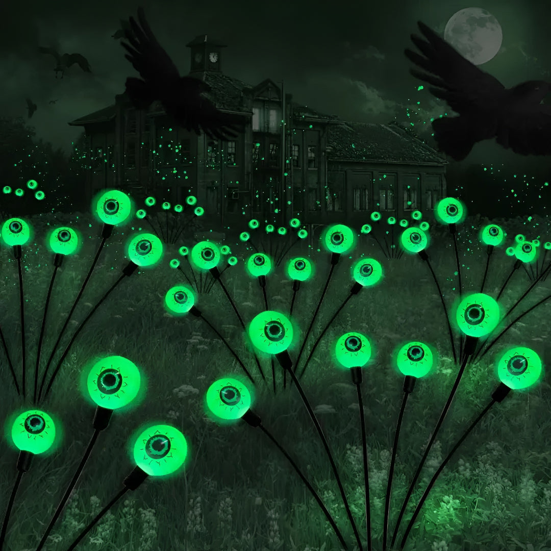 Halloween Decorations Solar Garden Lights Outdoor Pathway Set