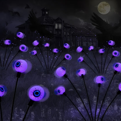 Halloween Decorations Solar Garden Lights Outdoor Pathway Set