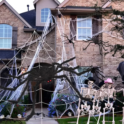 Halloween Decorations Spider Web Outdoor Yard Display