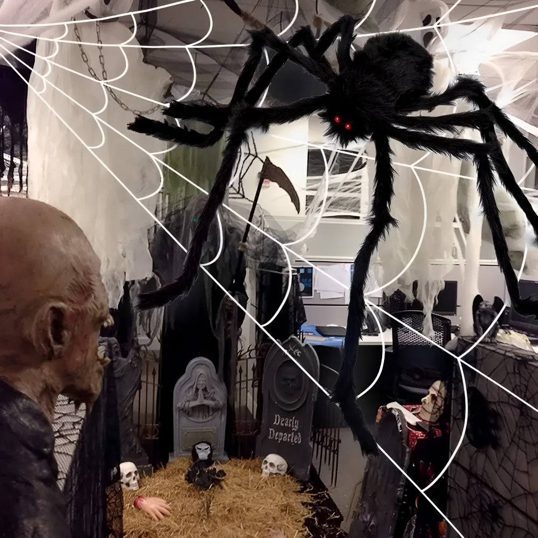 Halloween Decorations Spider Web Outdoor Yard Display