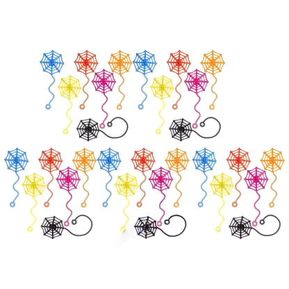 Halloween Decorations Sticky Spiderweb Classroom Party Favors