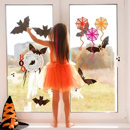 Halloween Decorations Sticky Spiderweb Classroom Party Favors