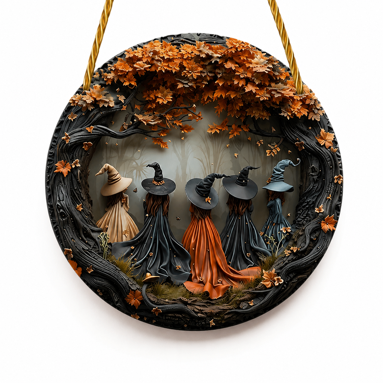 Halloween Decorations Wall Plaque Wooden Hanging Decor