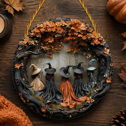 Halloween Decorations Wall Plaque Wooden Hanging Decor