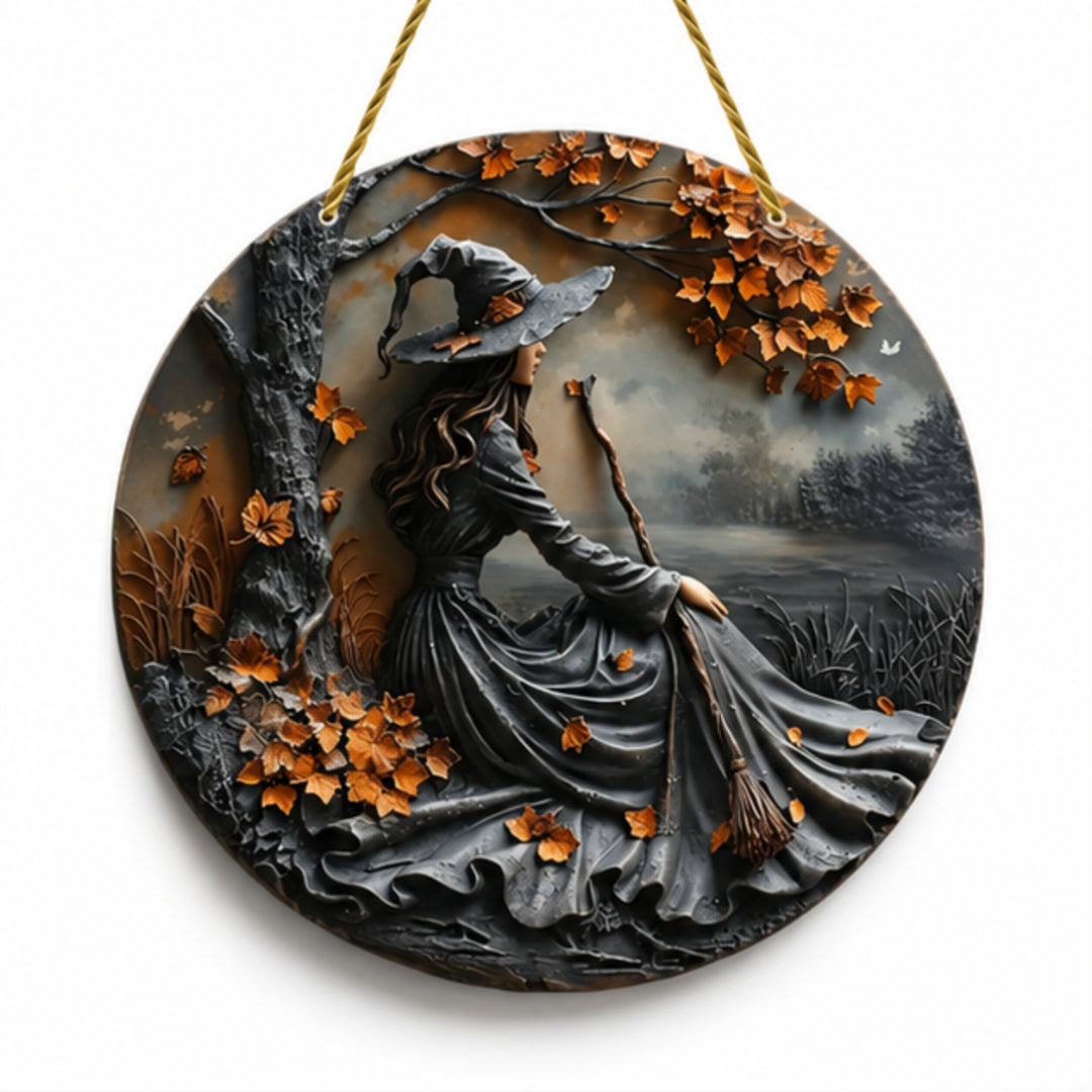 Halloween Decorations Wall Plaque Wooden Hanging Decor