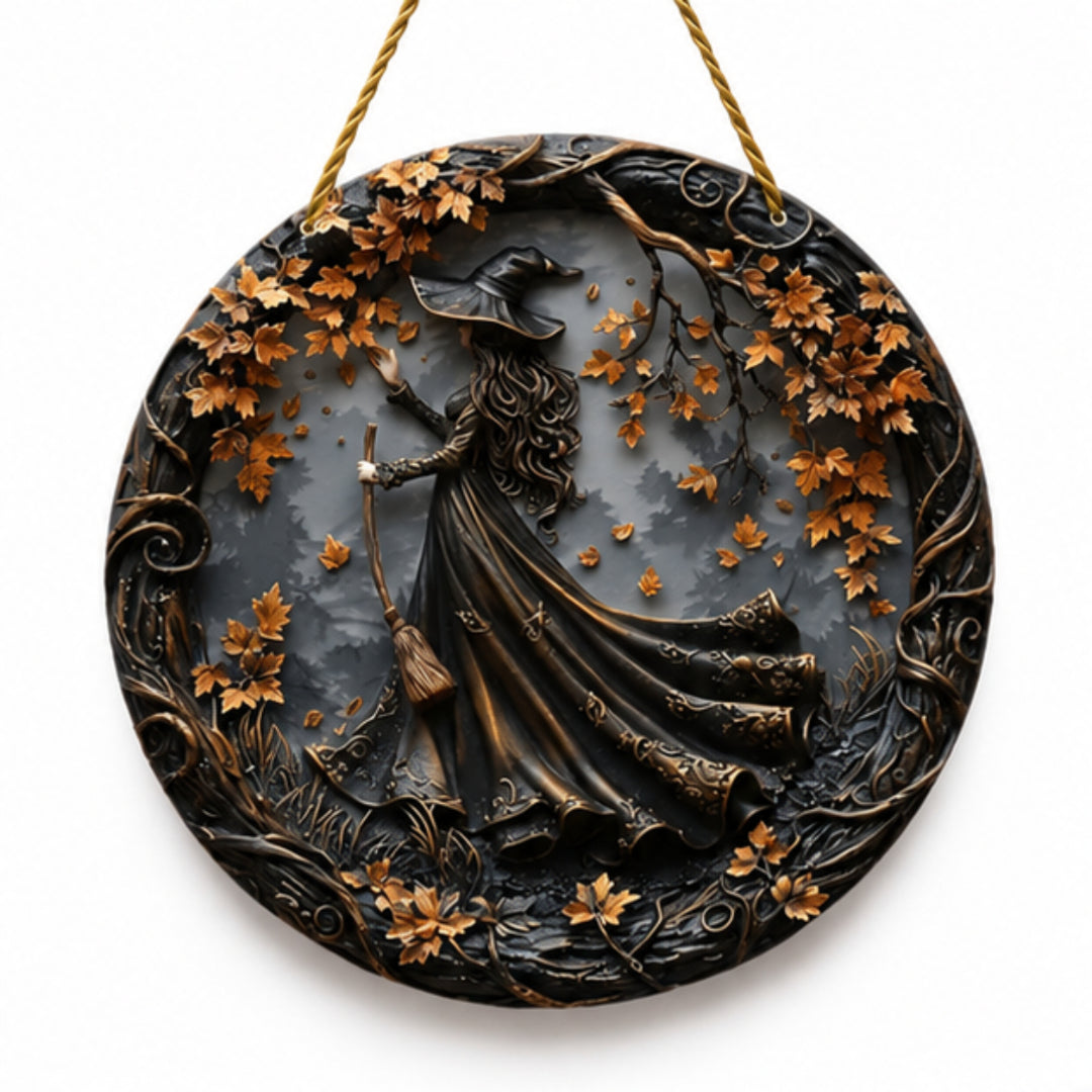 Halloween Decorations Wall Plaque Wooden Hanging Decor