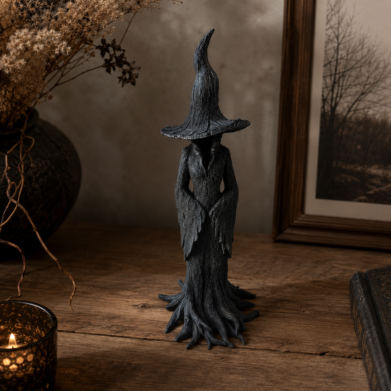 Halloween Decorations Witch Figurine Home Statue