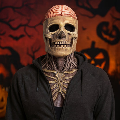 Halloween Mask Skeleton Skull Moving Costume Accessory