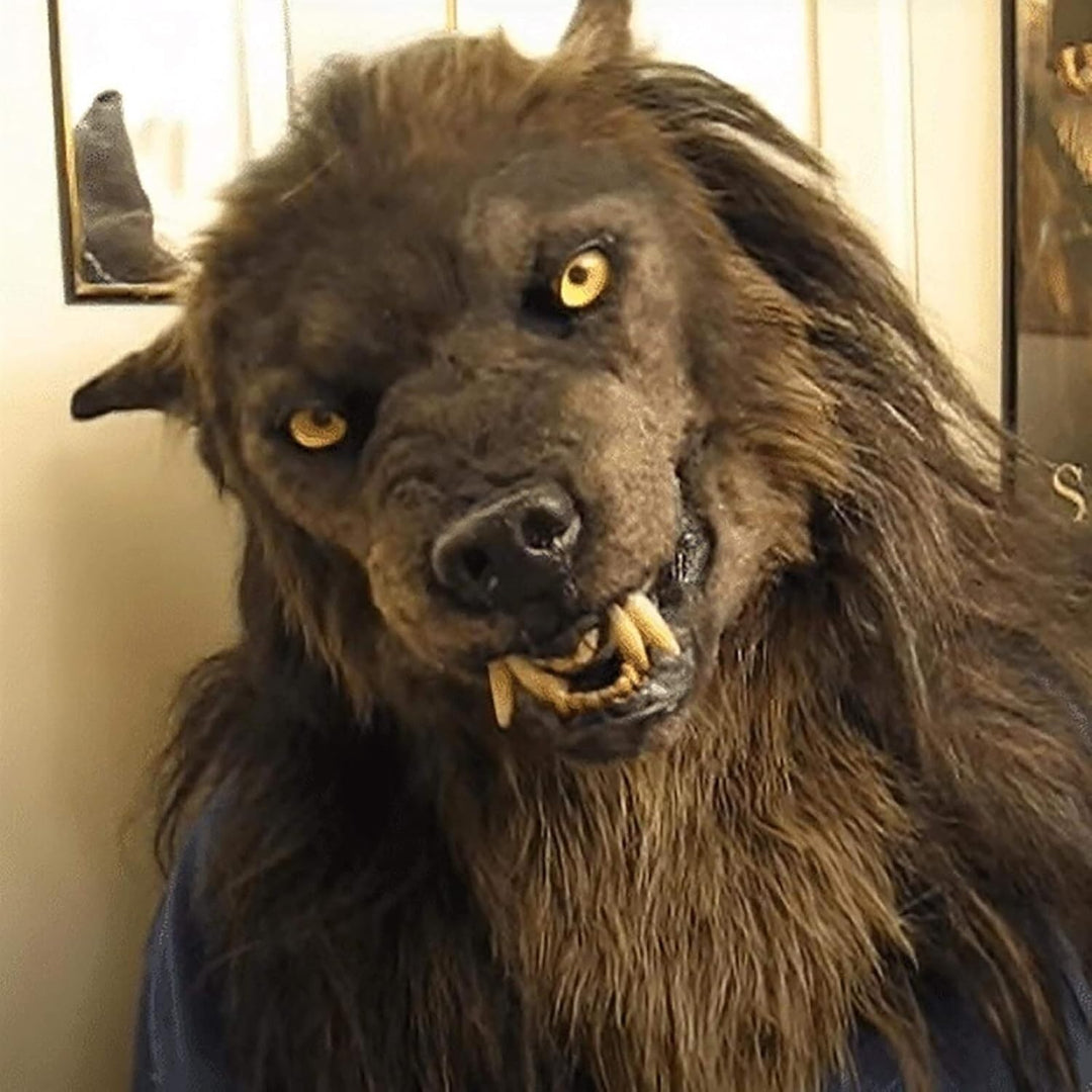 Halloween Mask Wolf Costume Full Face Werewolf Party Accessory
