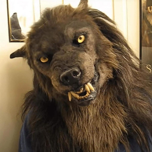 Halloween Mask Wolf Costume Full Face Werewolf Party Accessory