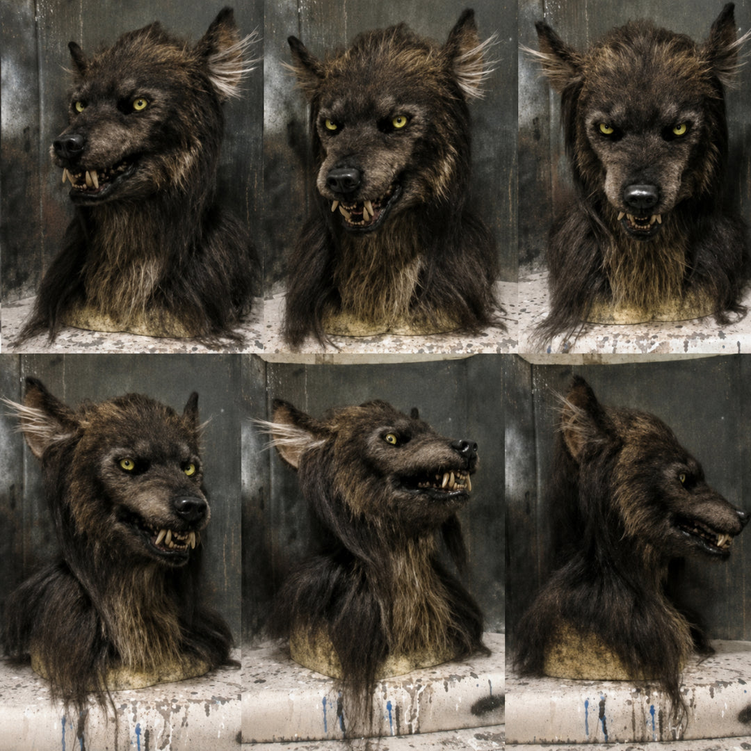 Halloween Mask Wolf Costume Full Face Werewolf Party Accessory