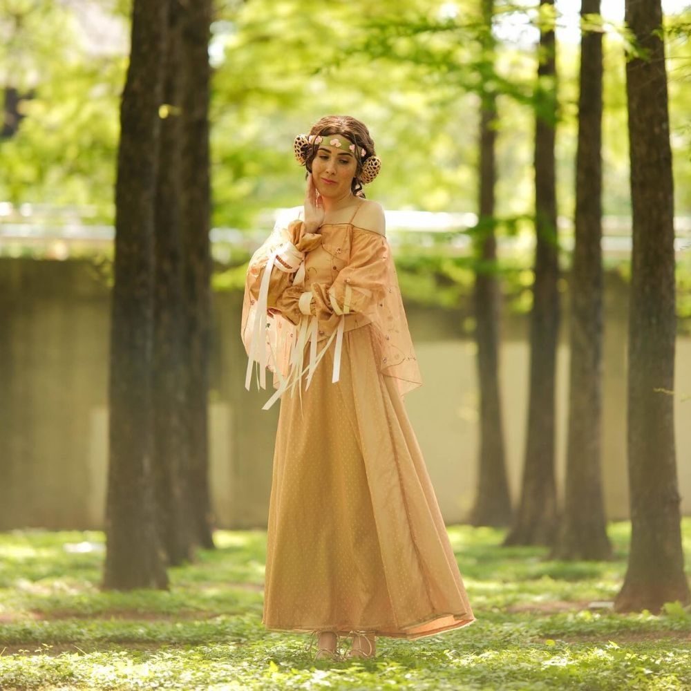 Halloween Costumes Cosplay Dress Gown Meadow Look 1