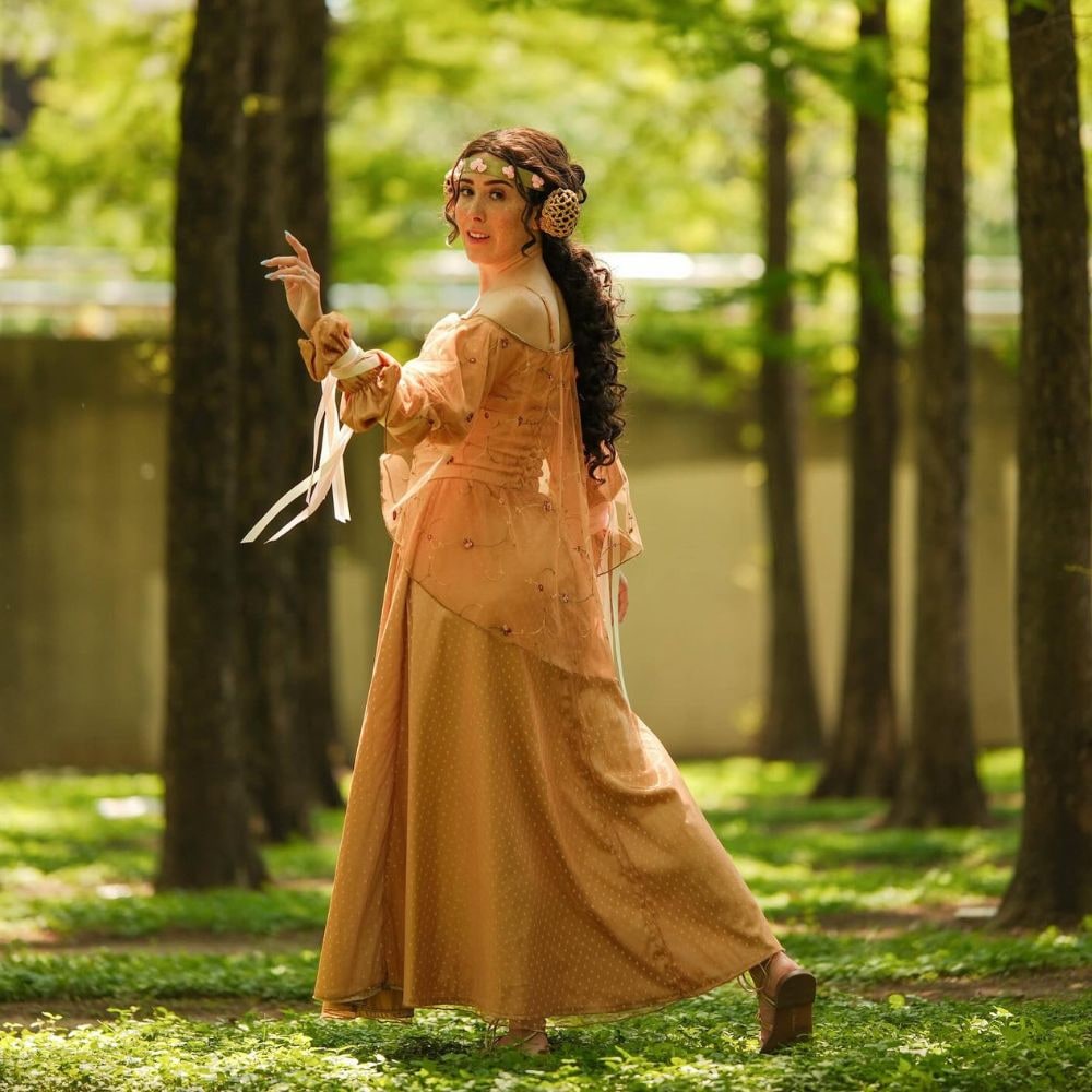 Halloween Costumes Cosplay Dress Gown Meadow Look 2