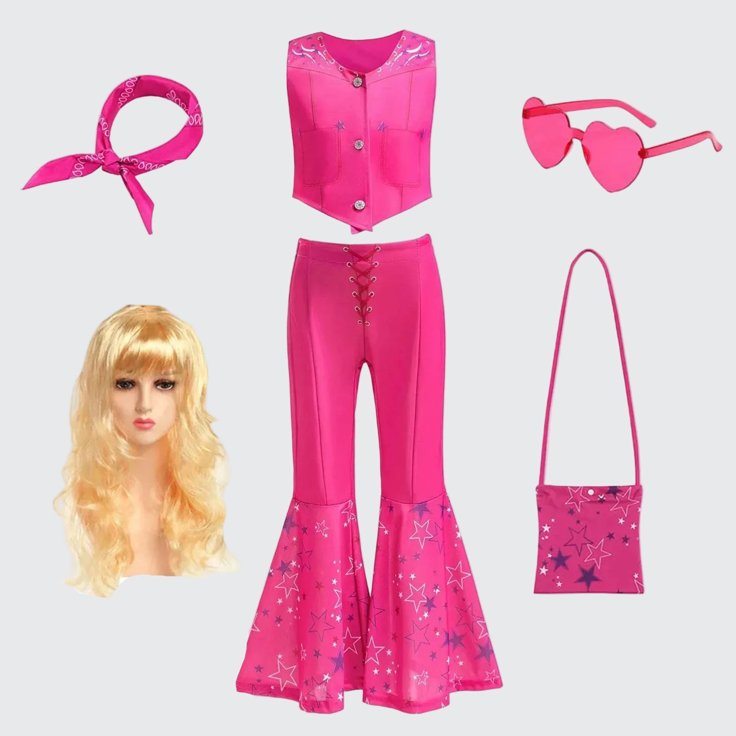 Halloween Costumes Cosplay Girls Cowgirl Outfit 9