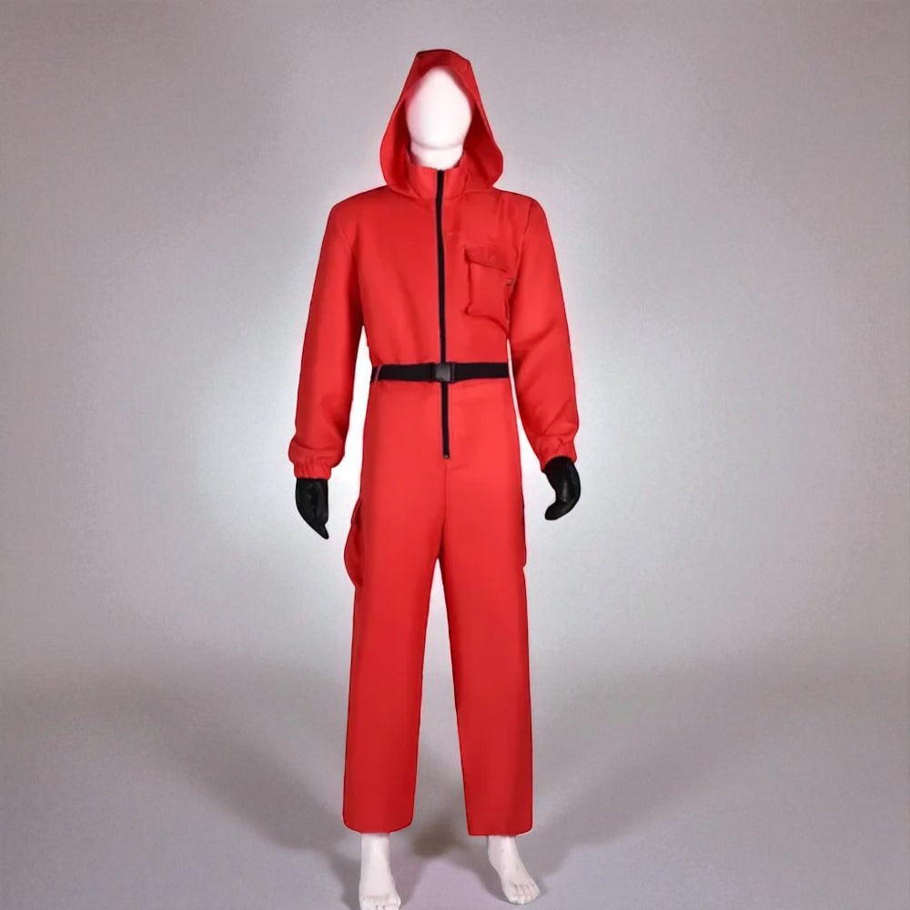 Halloween Costumes Game Guard Mask Jumpsuit Costume