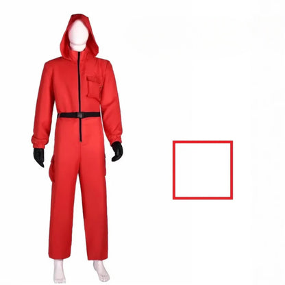 Halloween Costumes Game Guard Mask Jumpsuit Costume
