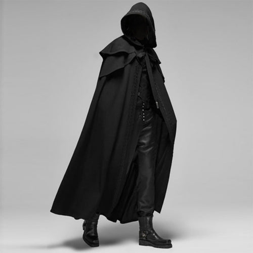 Halloween Costume Hooded Cape Long Dramatic Gothic Cape
