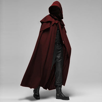 Halloween Costume Hooded Cape Long Dramatic Gothic Cape