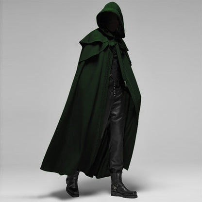 Halloween Costume Hooded Cape Long Dramatic Gothic Cape