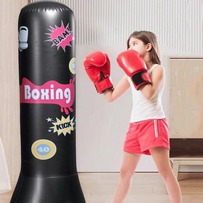 Giocattolo Gonfiabile da Boxe Base Stabile con Pompa per Bambini
