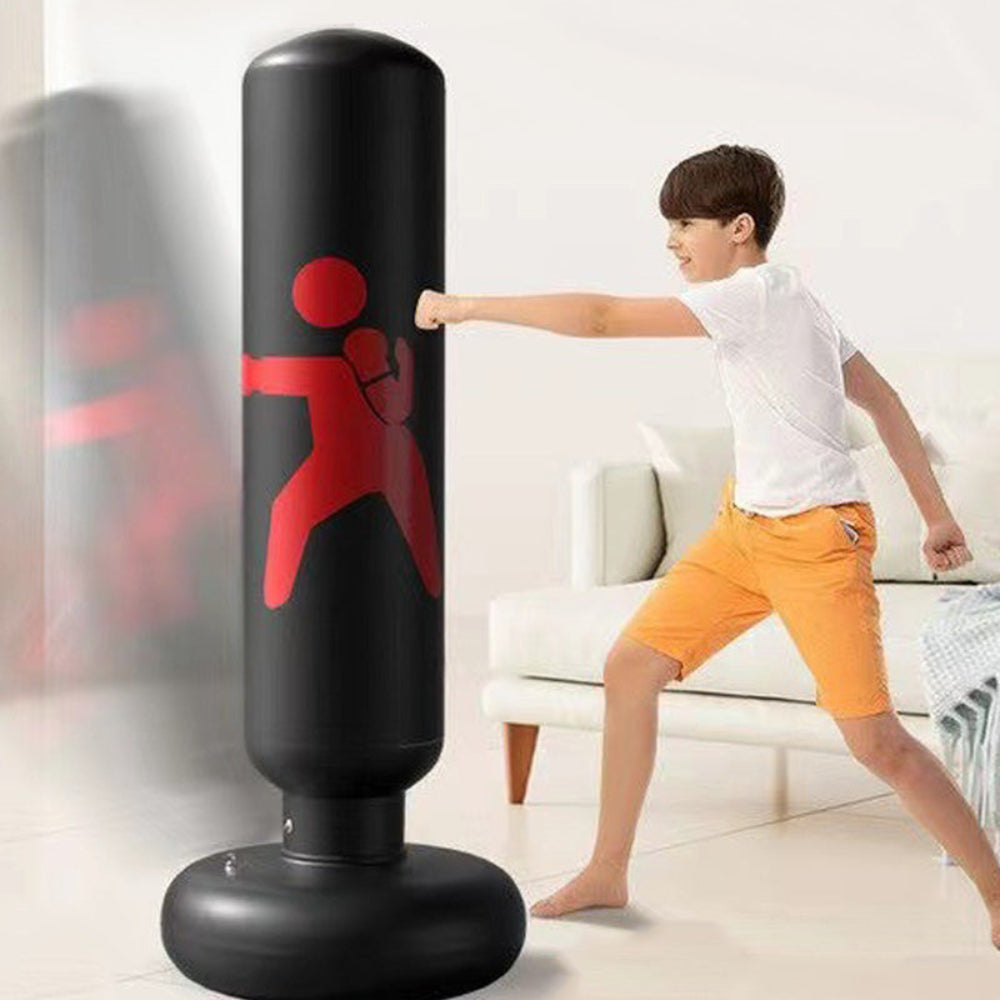Giocattolo Gonfiabile da Boxe Base Stabile con Pompa per Bambini