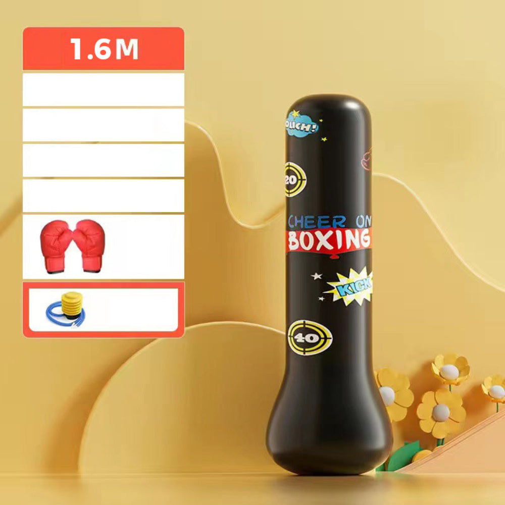 Giocattolo Gonfiabile da Boxe Base Stabile con Pompa per Bambini