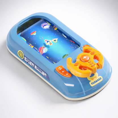 Carros de juguete para niños consola interactiva de carreras con volante