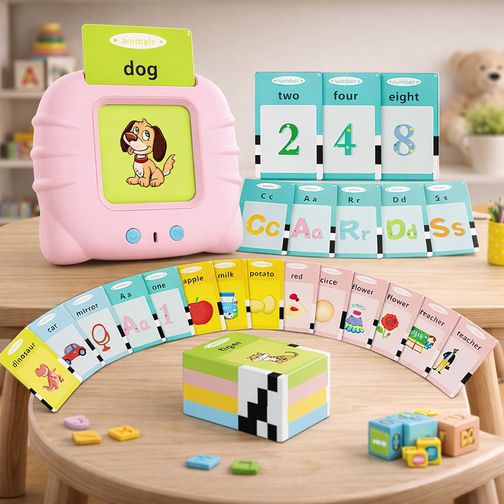 Interaktives Sprechwerkzeug für Kleinkinder Lernkarten