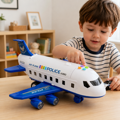 Interactive Play Toy Airplane Set Vehicle
