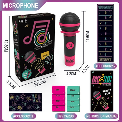 Karaoke Game Party Board Singing Challenge Set