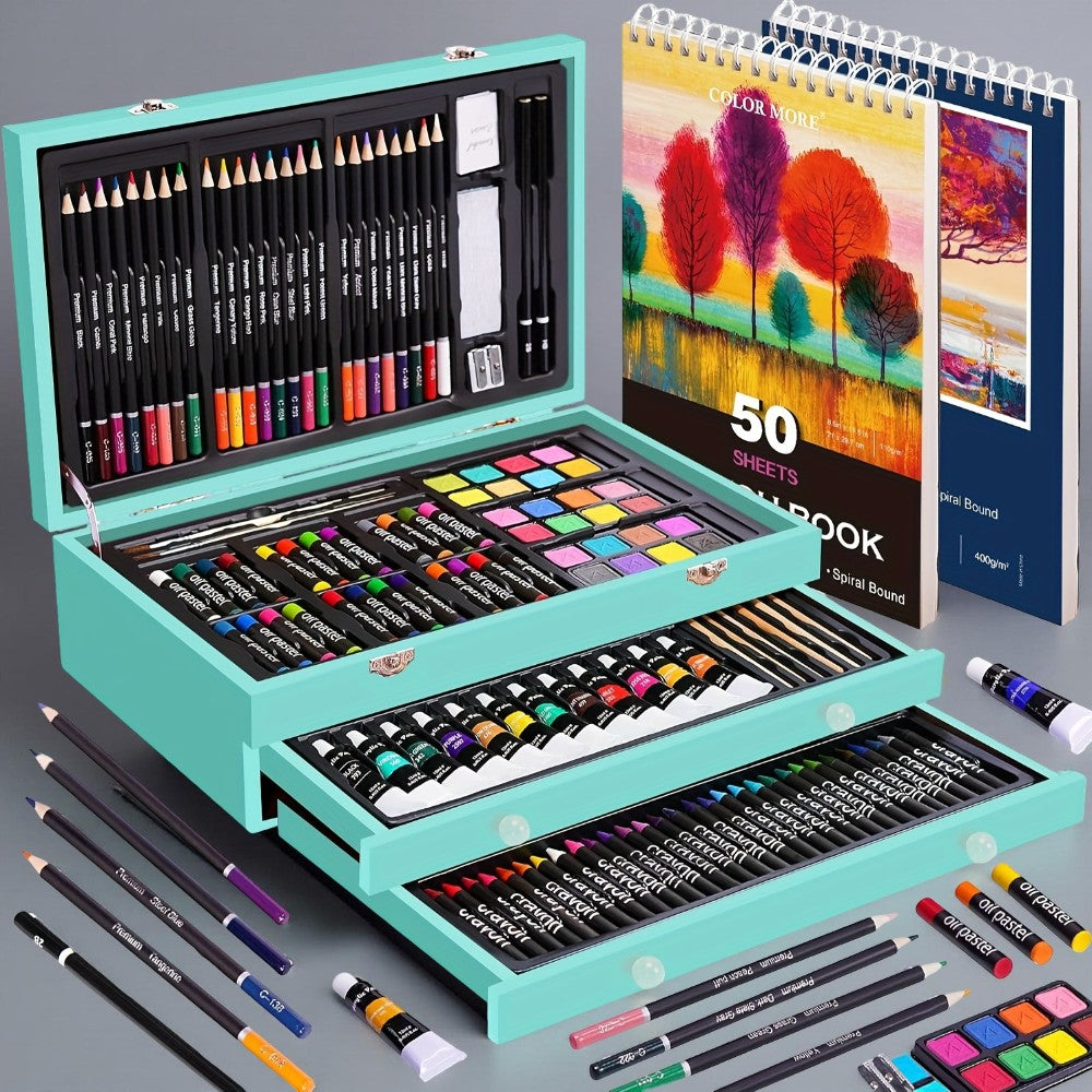 Künstlerbedarf Kinder Zeichnen Holzset Kreativ