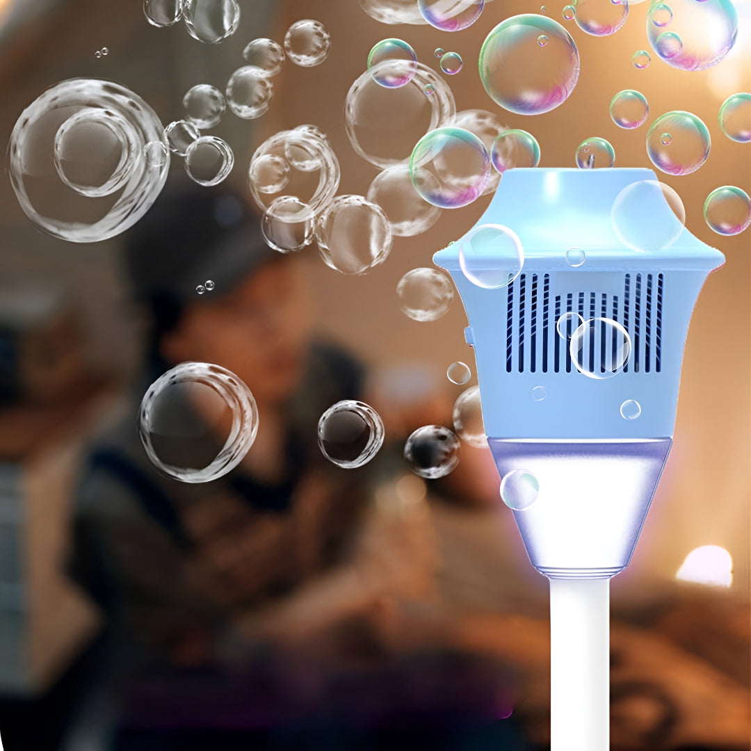 Kids Bubble Machine Bubble Maker Stand Party Toy