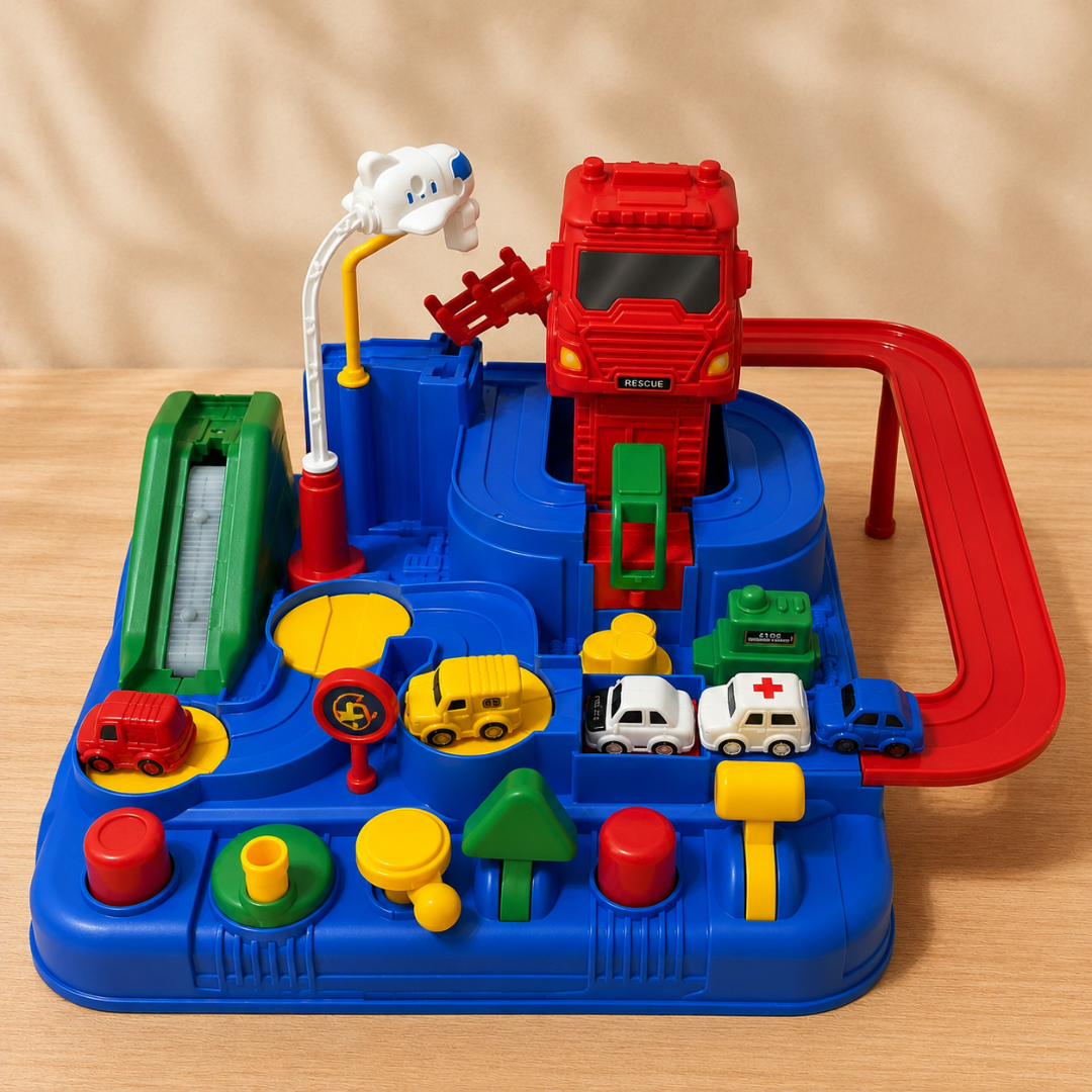 Kids Car Track Interactive Toy Vehicle Puzzle Playset