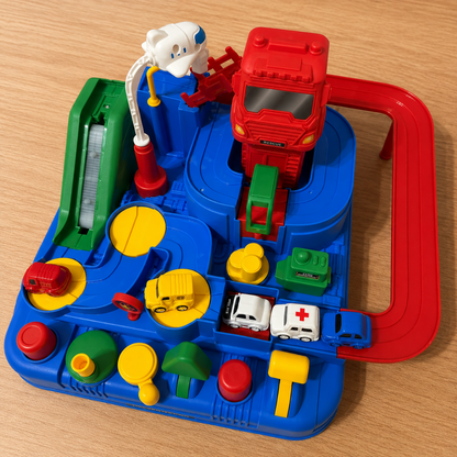 Kids Car Track Interactive Toy Vehicle Puzzle Playset