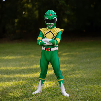 Costume Bambini Stile Ranger Tuta Muscolare Maschera