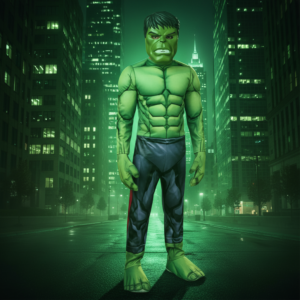 Kids Costume Superhero Big Muscle Costume