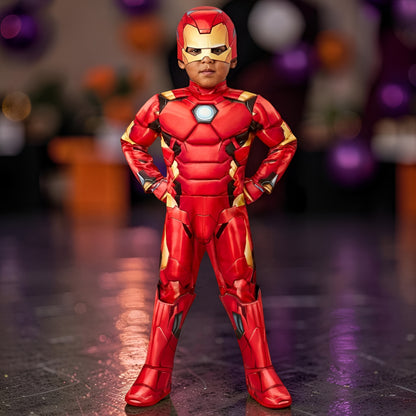 Kids Costume Superhero Armored Dress Up Outfit