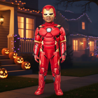 Kids Costume Superhero Armored Dress Up Outfit
